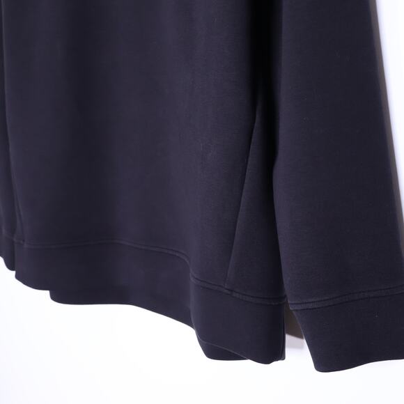 LULULEMON Perfectly Oversized Crew Neck Sweatshirt Black Athleisure Women's 4 - Picture 5 of 9